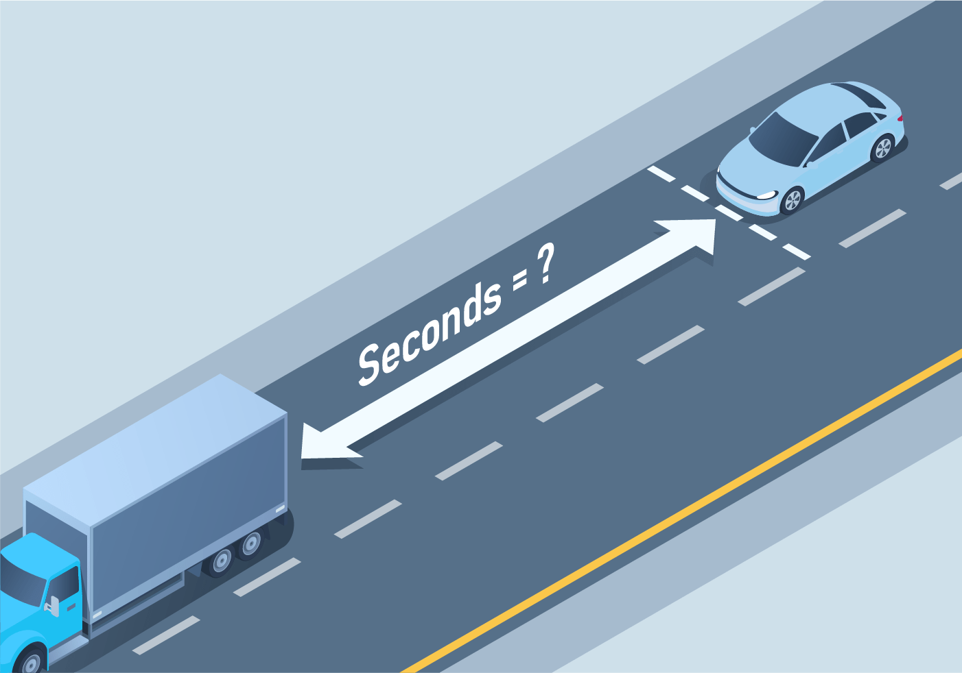 Driving along - How much distance should you keep when following vehicles that often stops on the roadway such as, school buses, delivery vans, etc.?